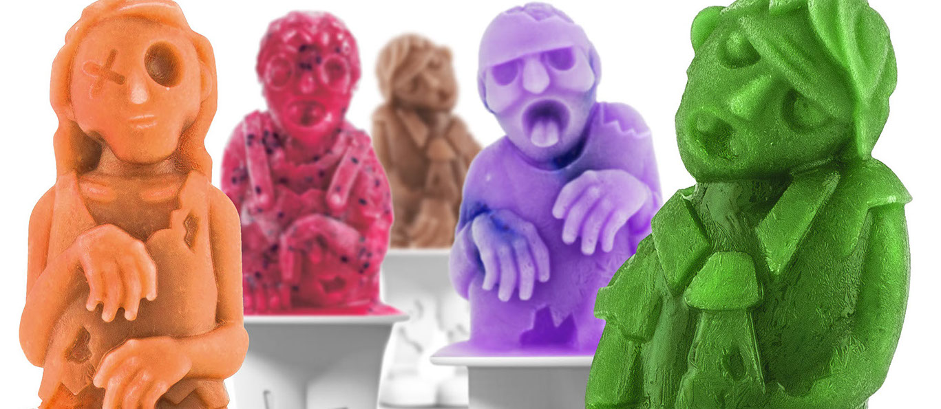  Zombies Ice Pop Molds