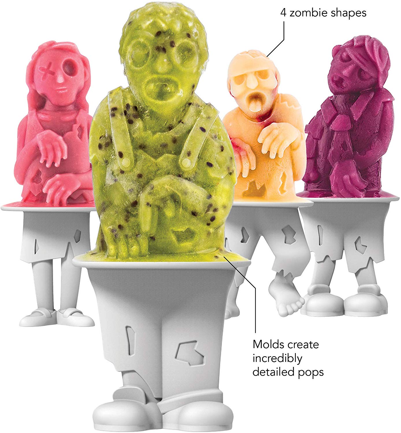  Zombies Ice Pop Molds