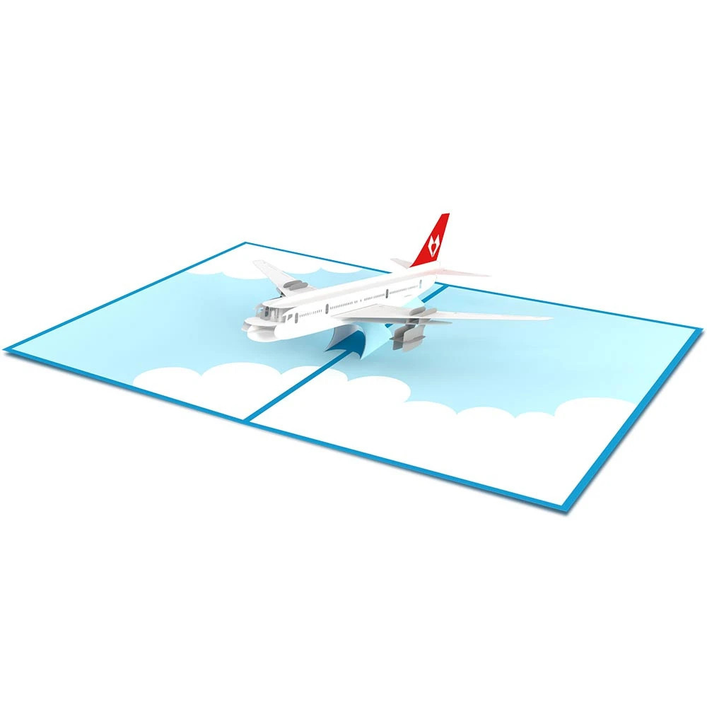 Airplane 3D card