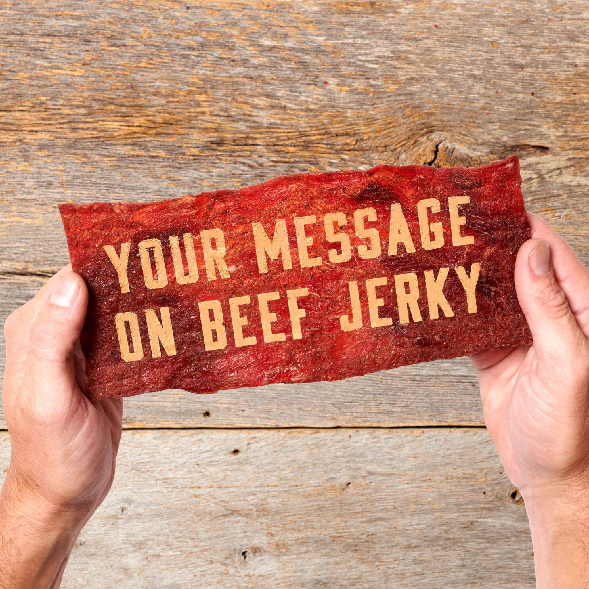 Beef Jerky Personalized Card