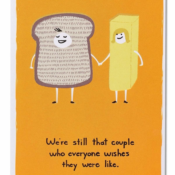 Bread and Butter Anniversary Greeting Card