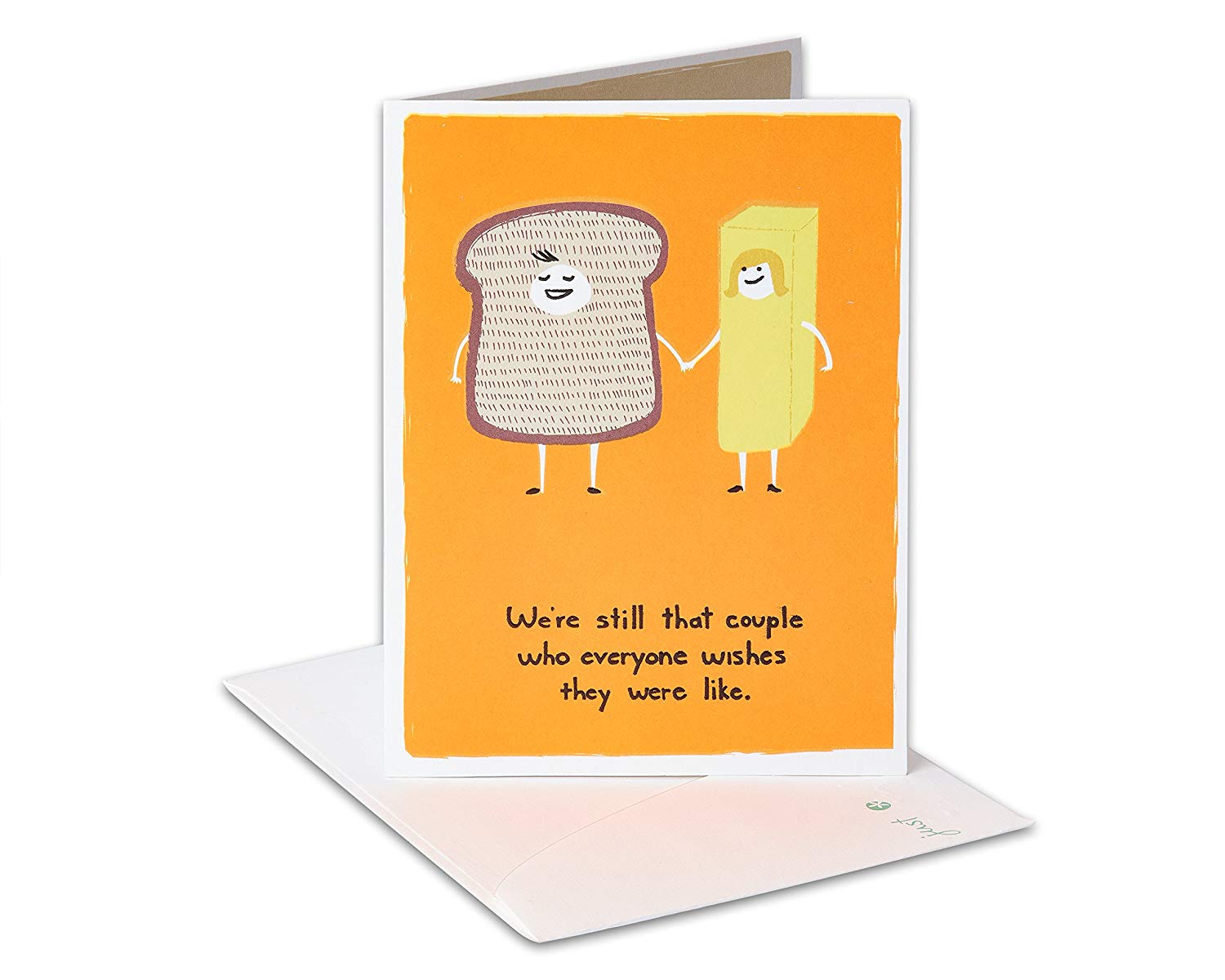 Bread and Butter Anniversary Greeting Card