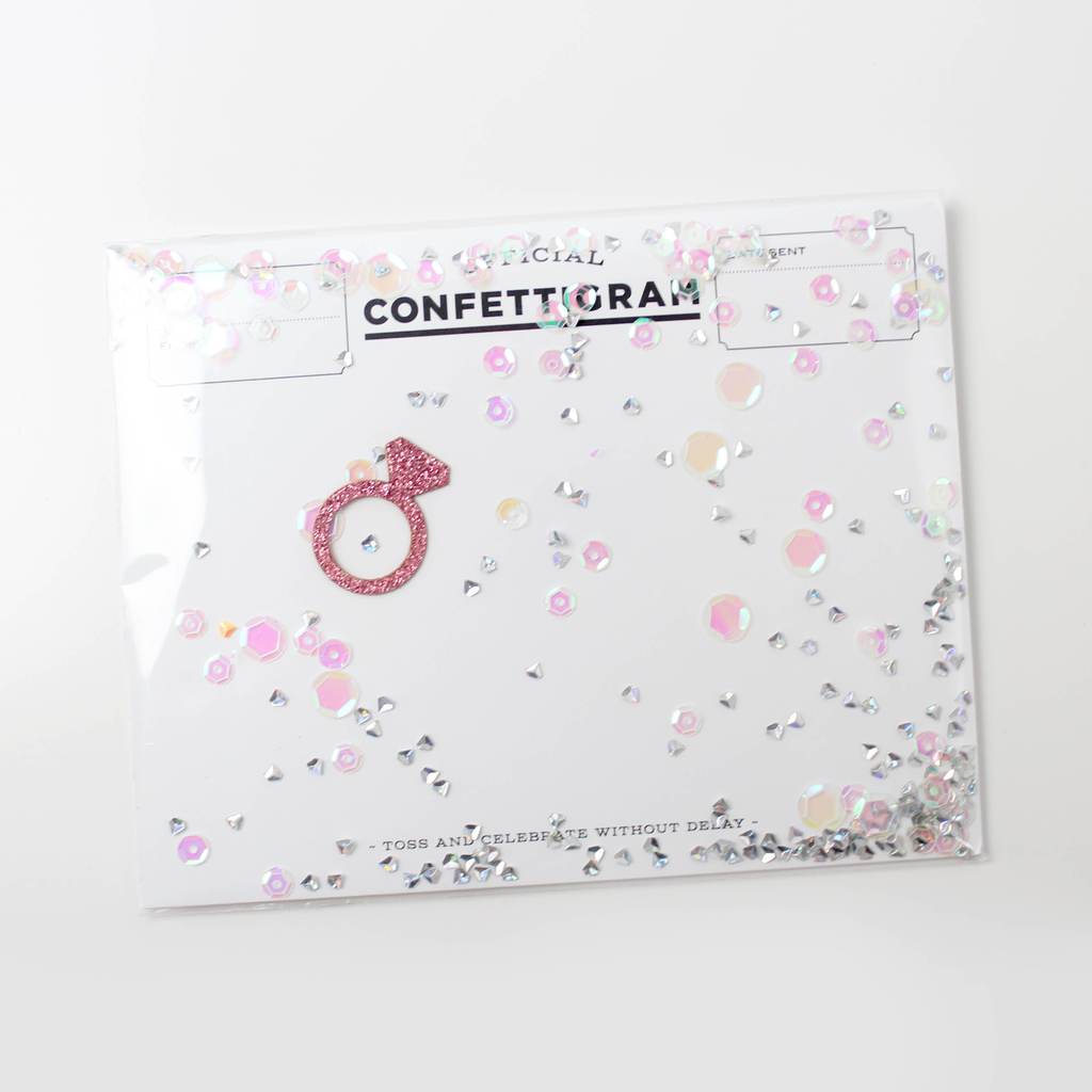 Bubbly Bride Confettigram