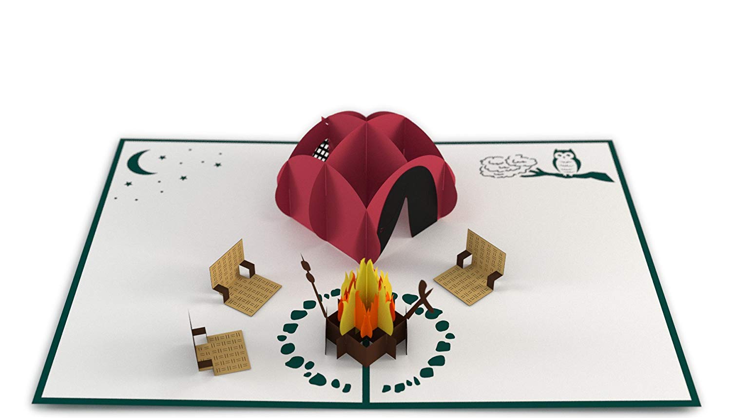 Camping Trip Pop Up Card