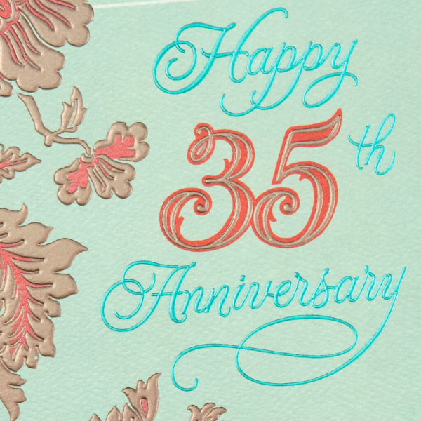 Celebrate the Life You've Built 35th Anniversary Card