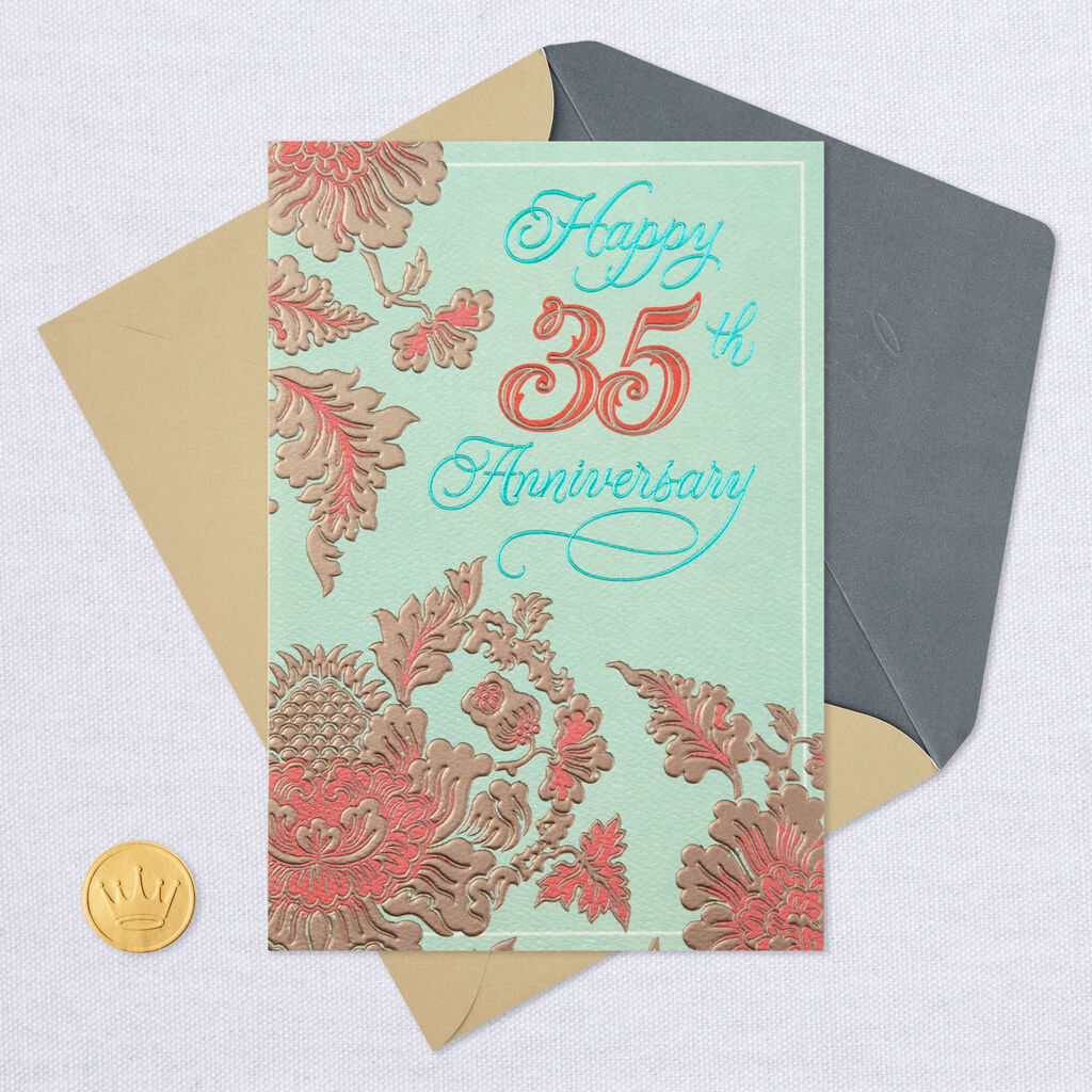 Celebrate the Life You've Built 35th Anniversary Card