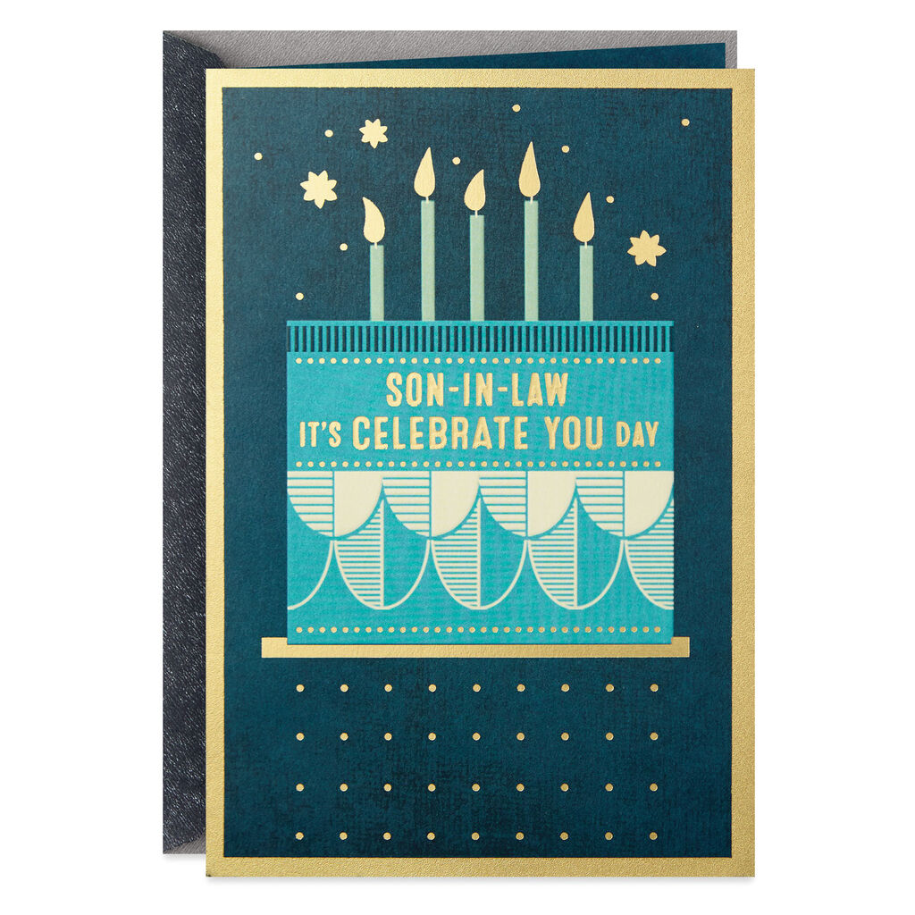 Celebrate You Day Birthday Card for Son-in-Law