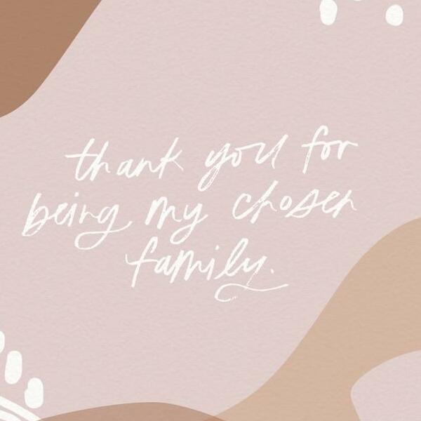 Chosen Family Greeting Card