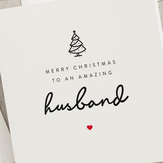 Christmas Card For Husband