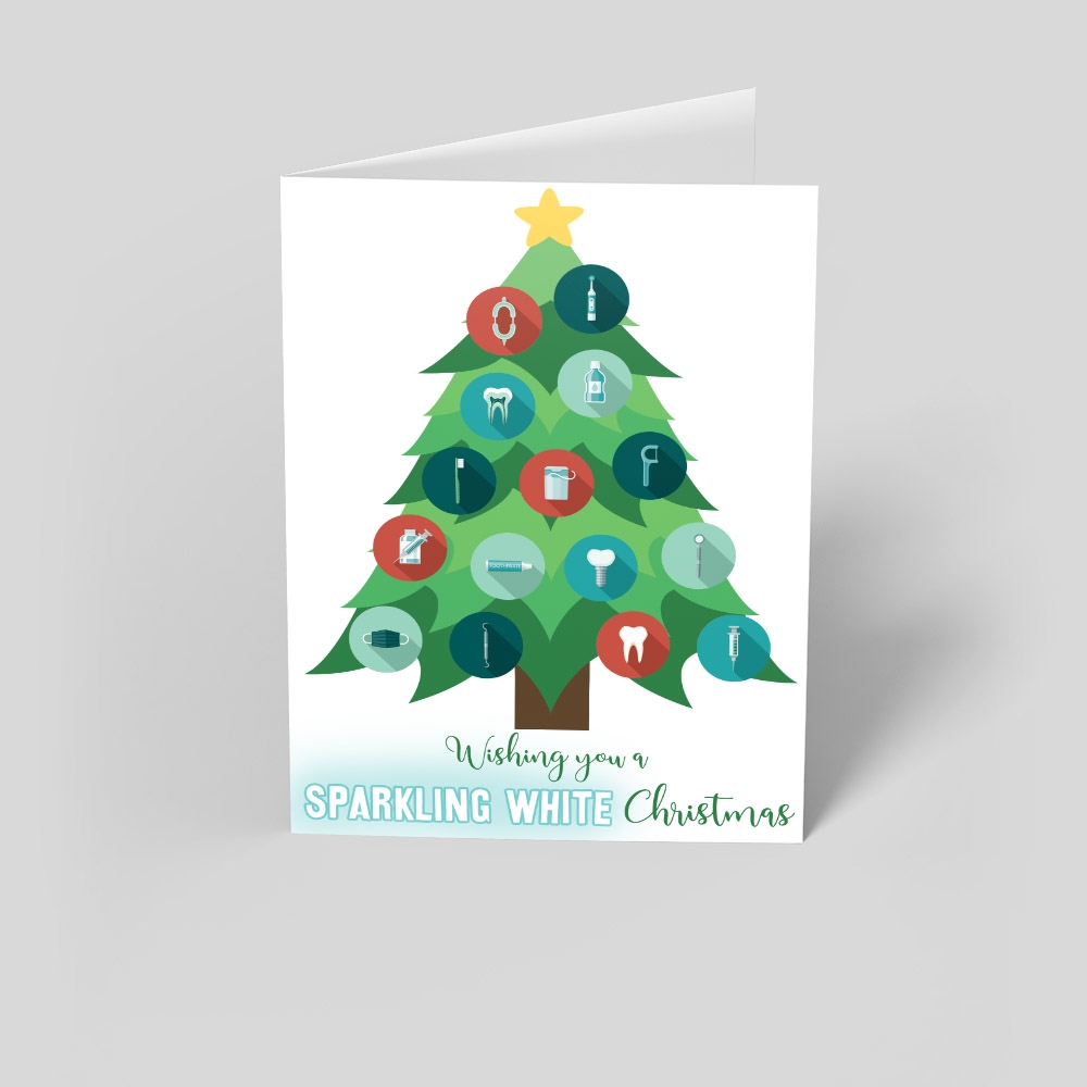 Dentist Tree Сhristmas Card