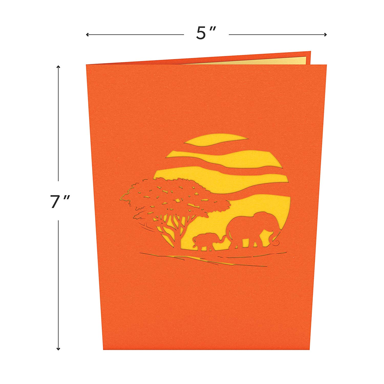 Elephant Family Pop Up Card