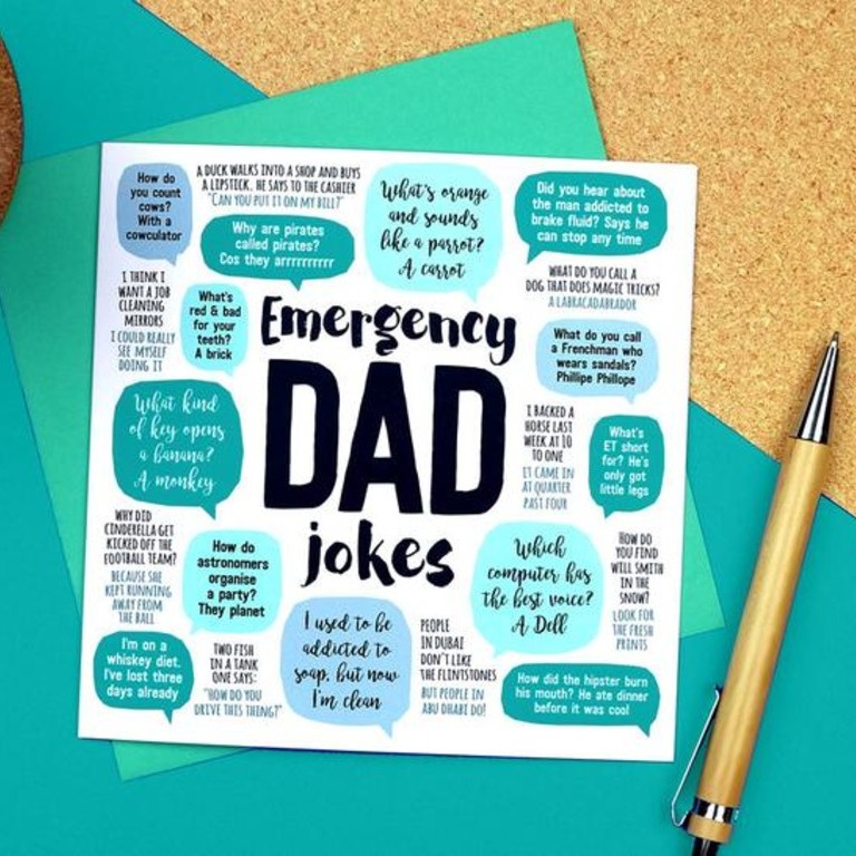  Emergency Dad Jokes Card