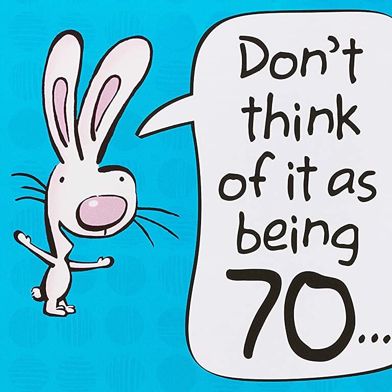 Funny 70th Birthday Card