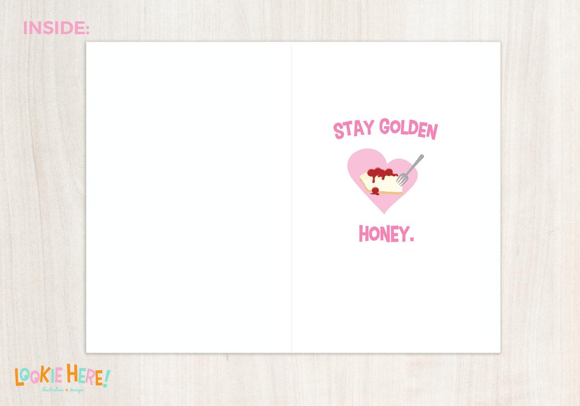 Golden Girls "Thank You for Being a Friend" Card