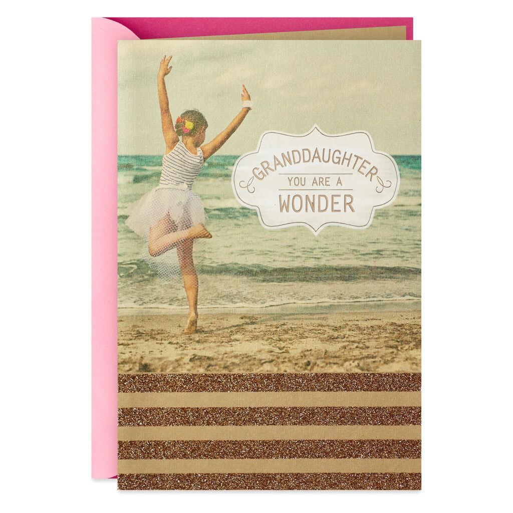 Granddaughter You Are a Wonder Birthday Card