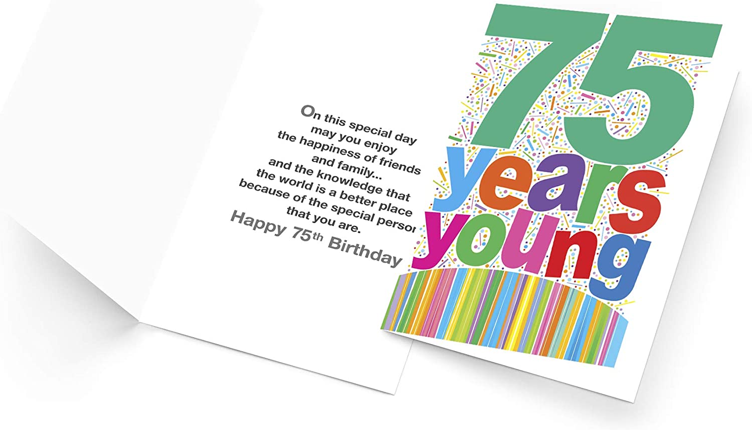 Happy 75th Birthday Greeting Card