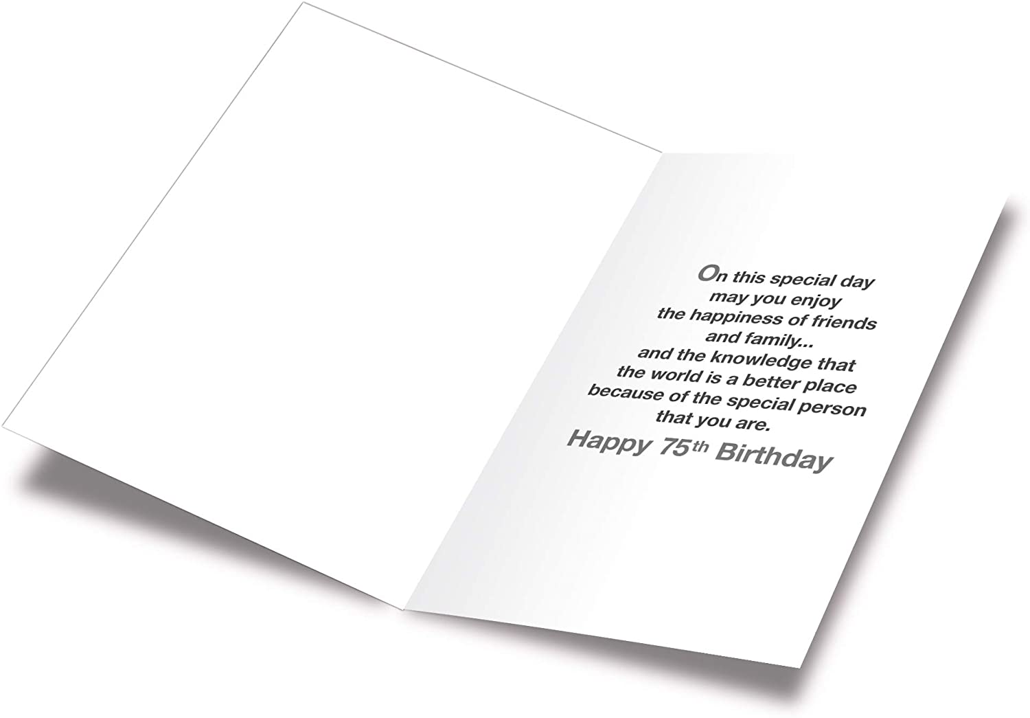 Happy 75th Birthday Greeting Card