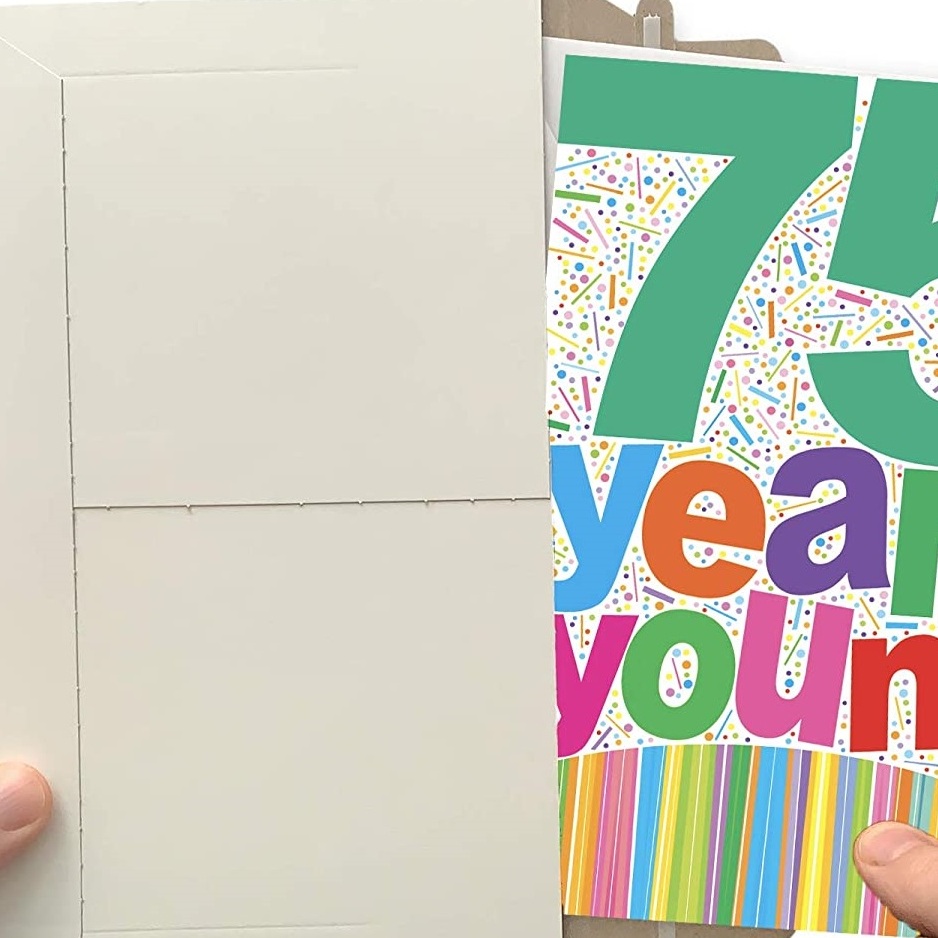 Happy 75th Birthday Greeting Card