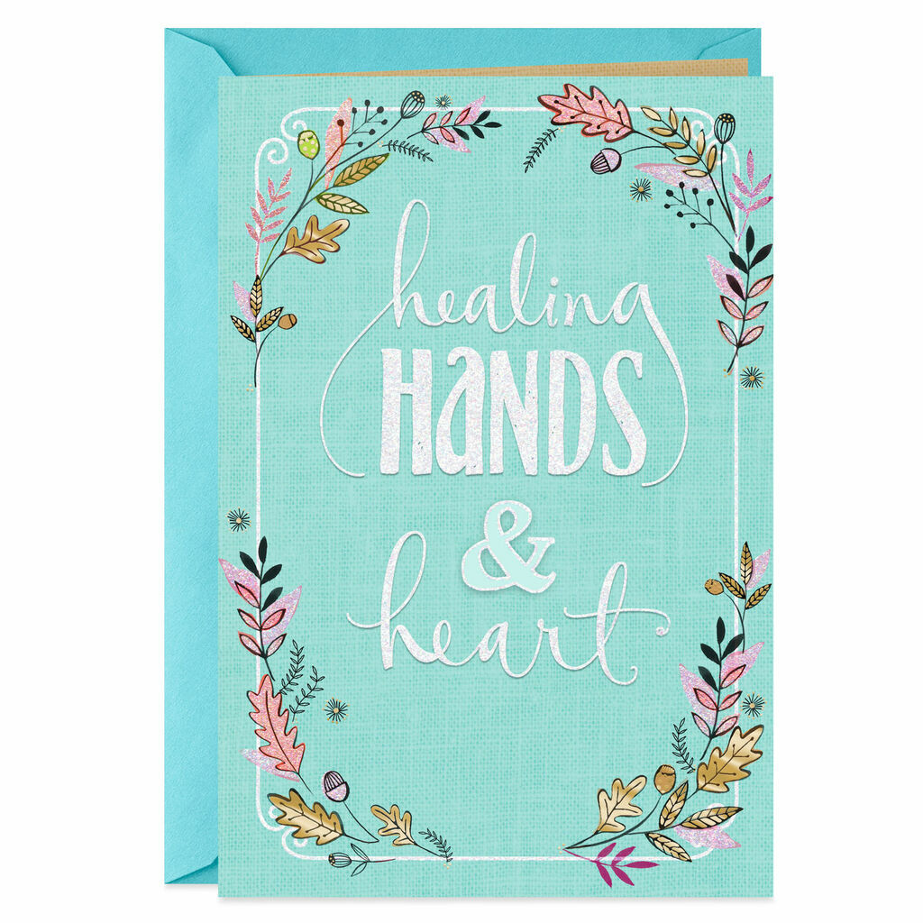 Healing Hands and Heart Nurses Day Card