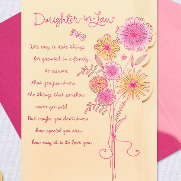 How Special You Are Birthday Card for Daughter-in-Law