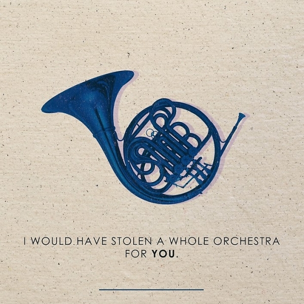 I Would Have Stolen a Whole Orchestra for You Greeting Card