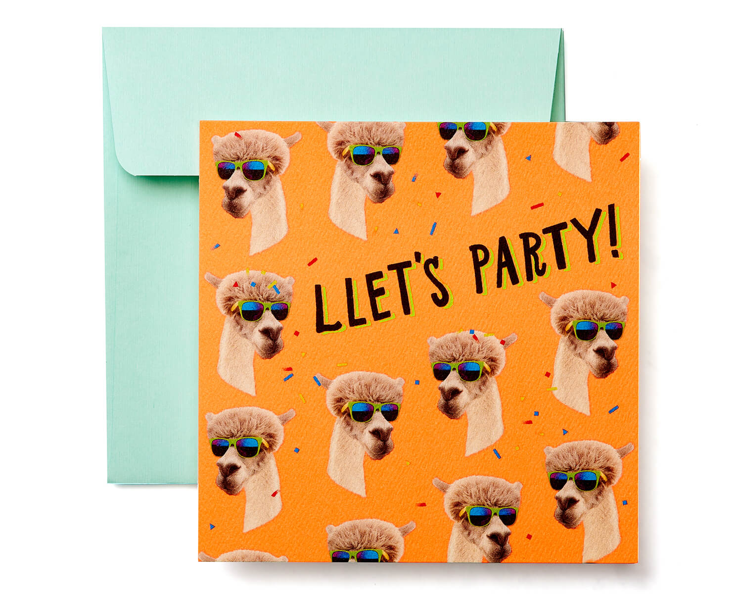 Let's Party Llamas Card