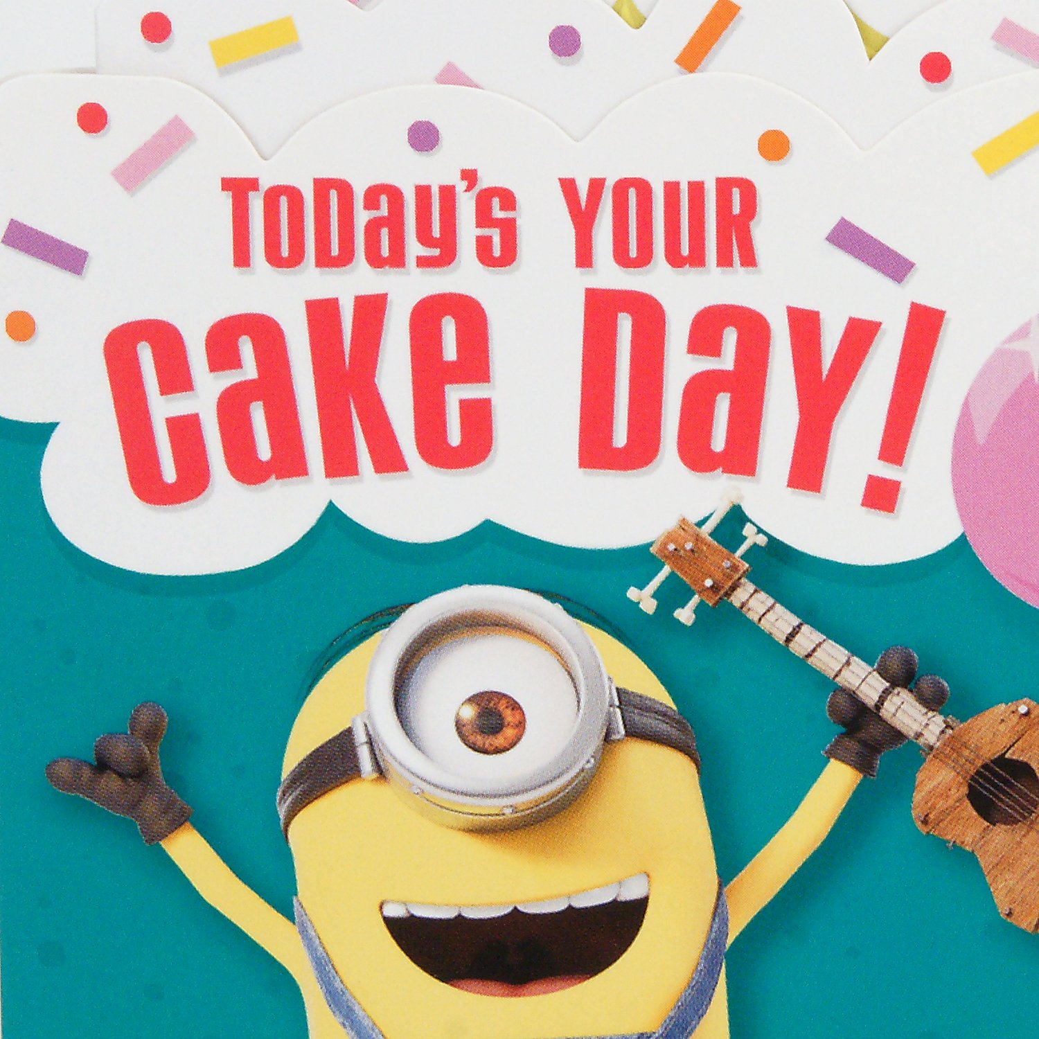 Minions Birthday Cake Card