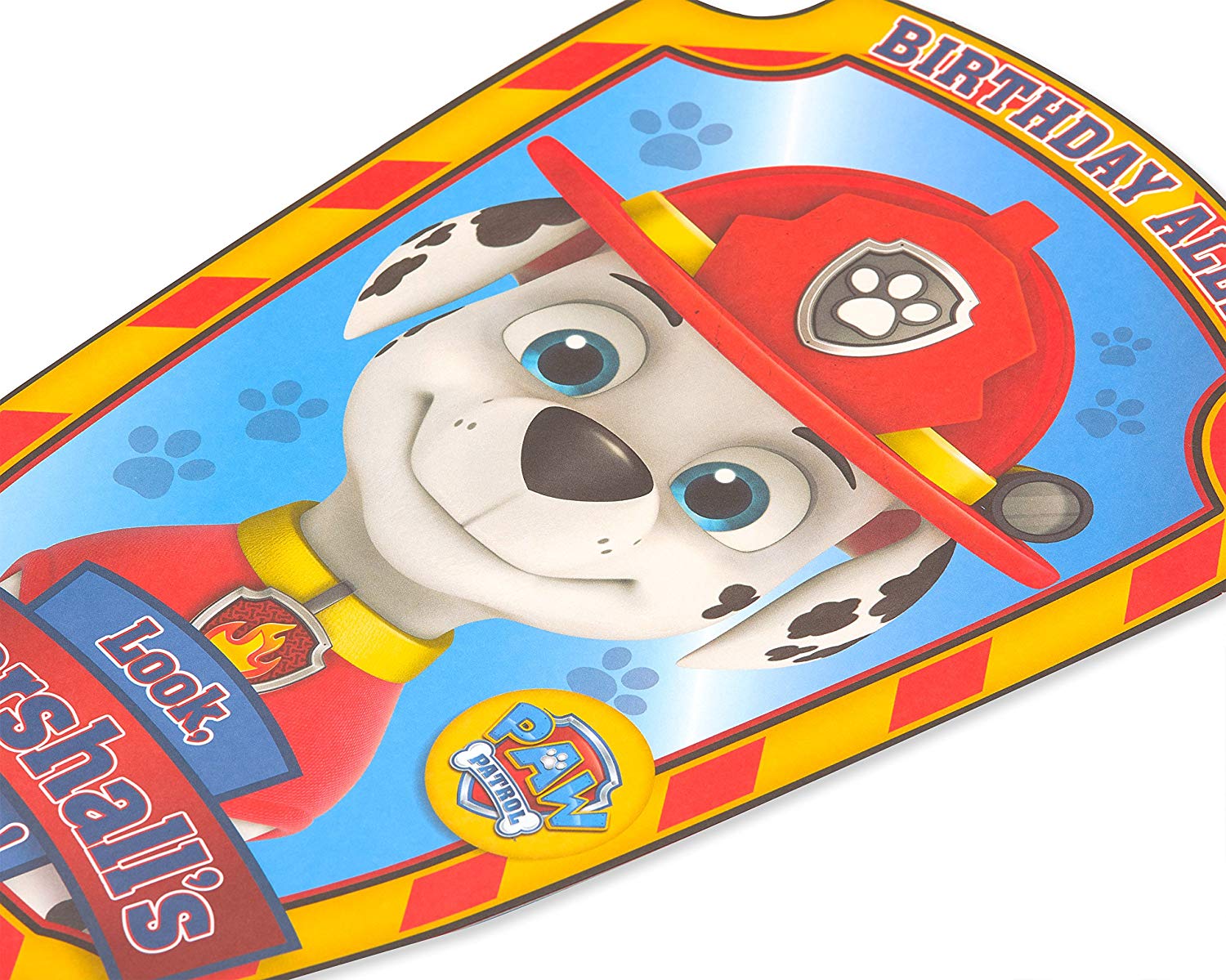 Paw Patrol Marshall Birthday Card