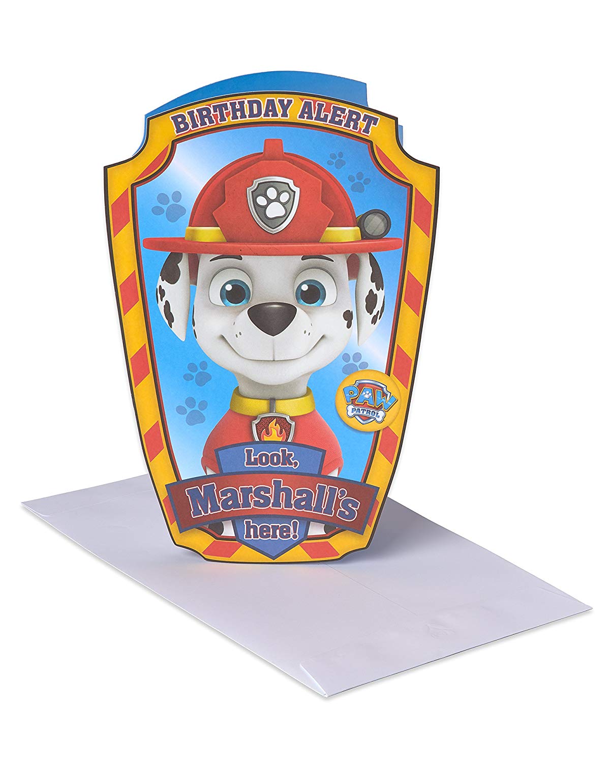 Paw Patrol Marshall Birthday Card