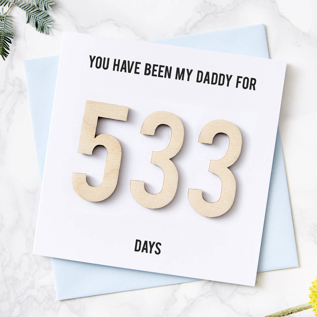Personalised Amazing Days Together Card