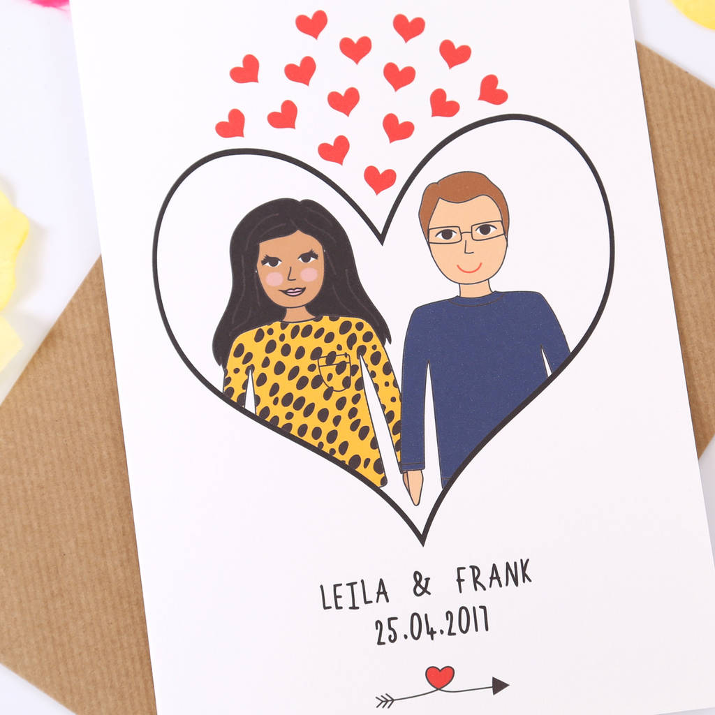 Personalised Anniversary Love Card