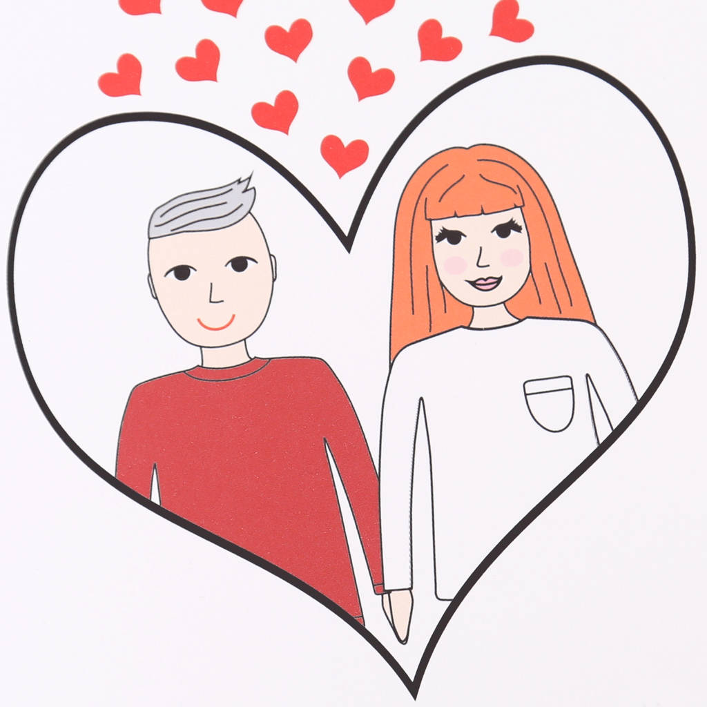 Personalised Anniversary Love Card