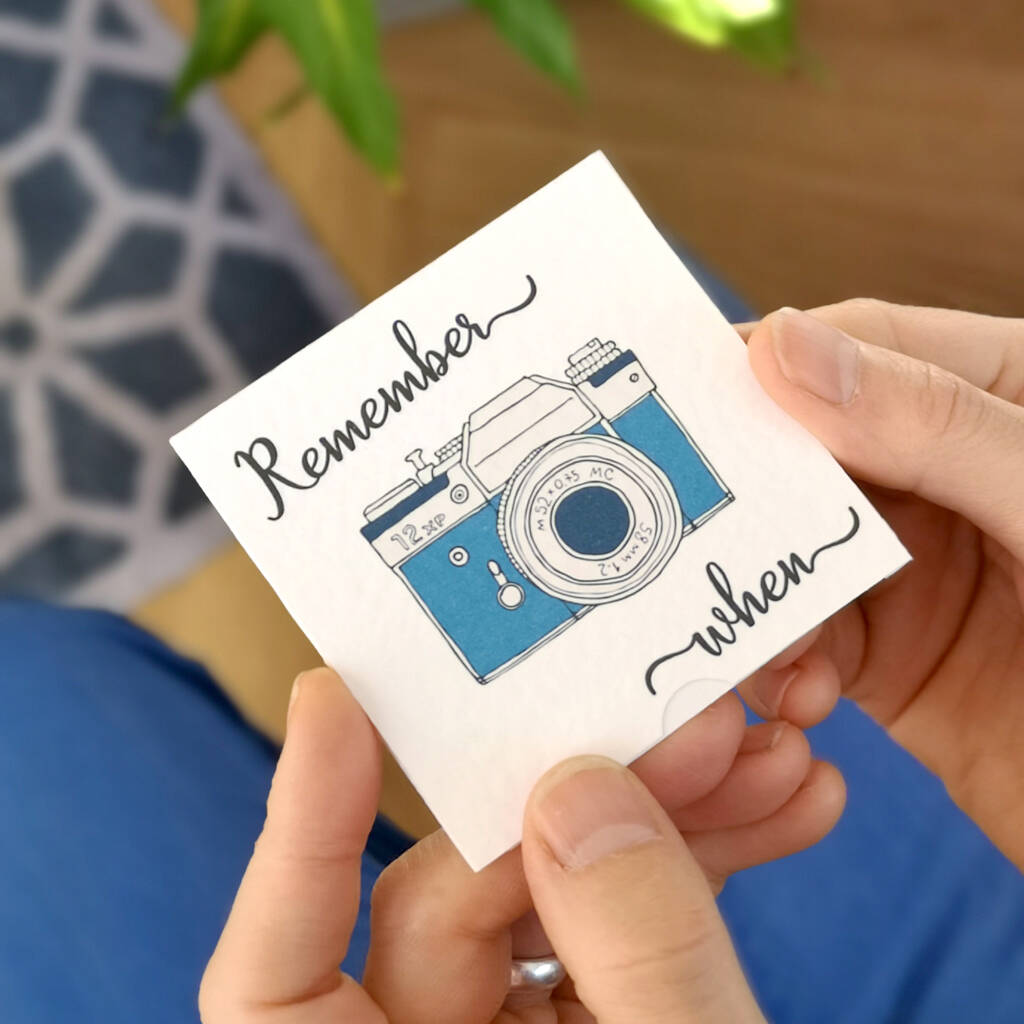 Personalised 'Remember when' Slider Photo Card