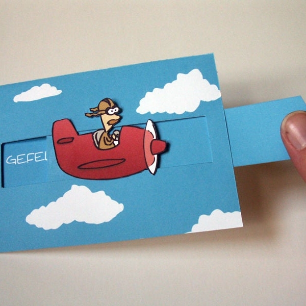 Pull Out Birthday Card