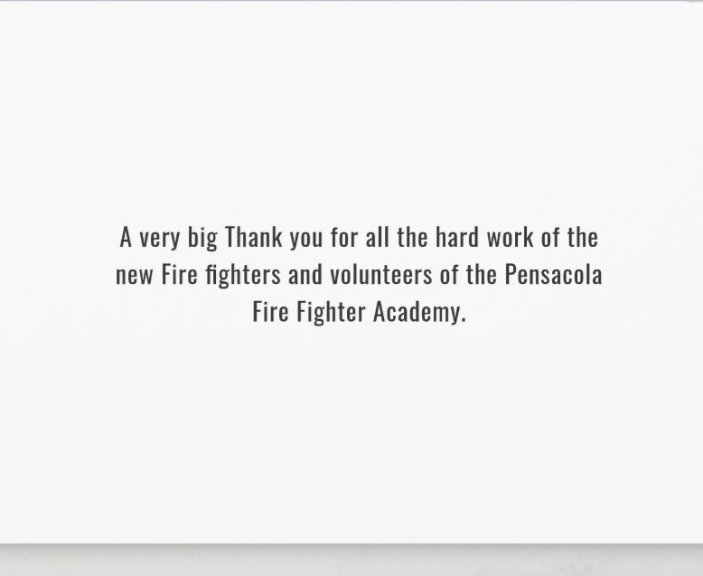 Rescue Academy Custom Thank You Card