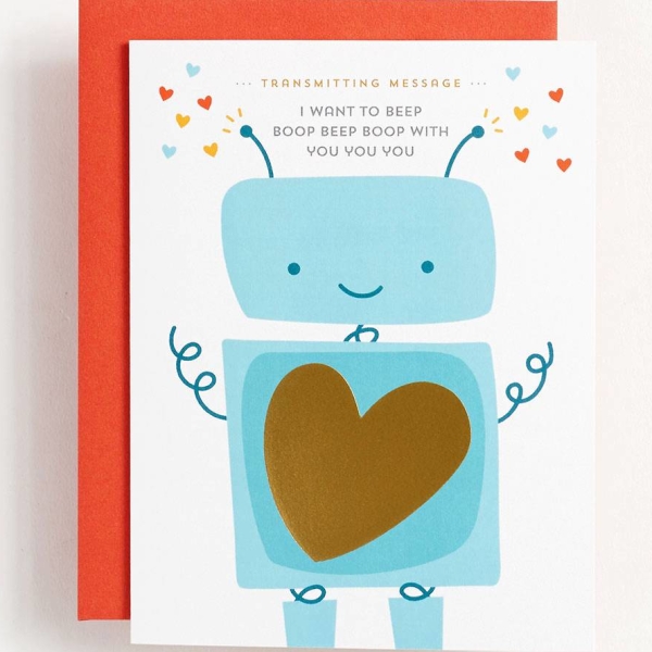 Robot Romance Card