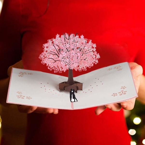 Sakura 3D Greeting Card