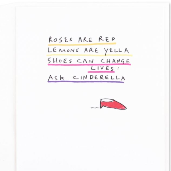 Shoes Change Lives Birthday Card