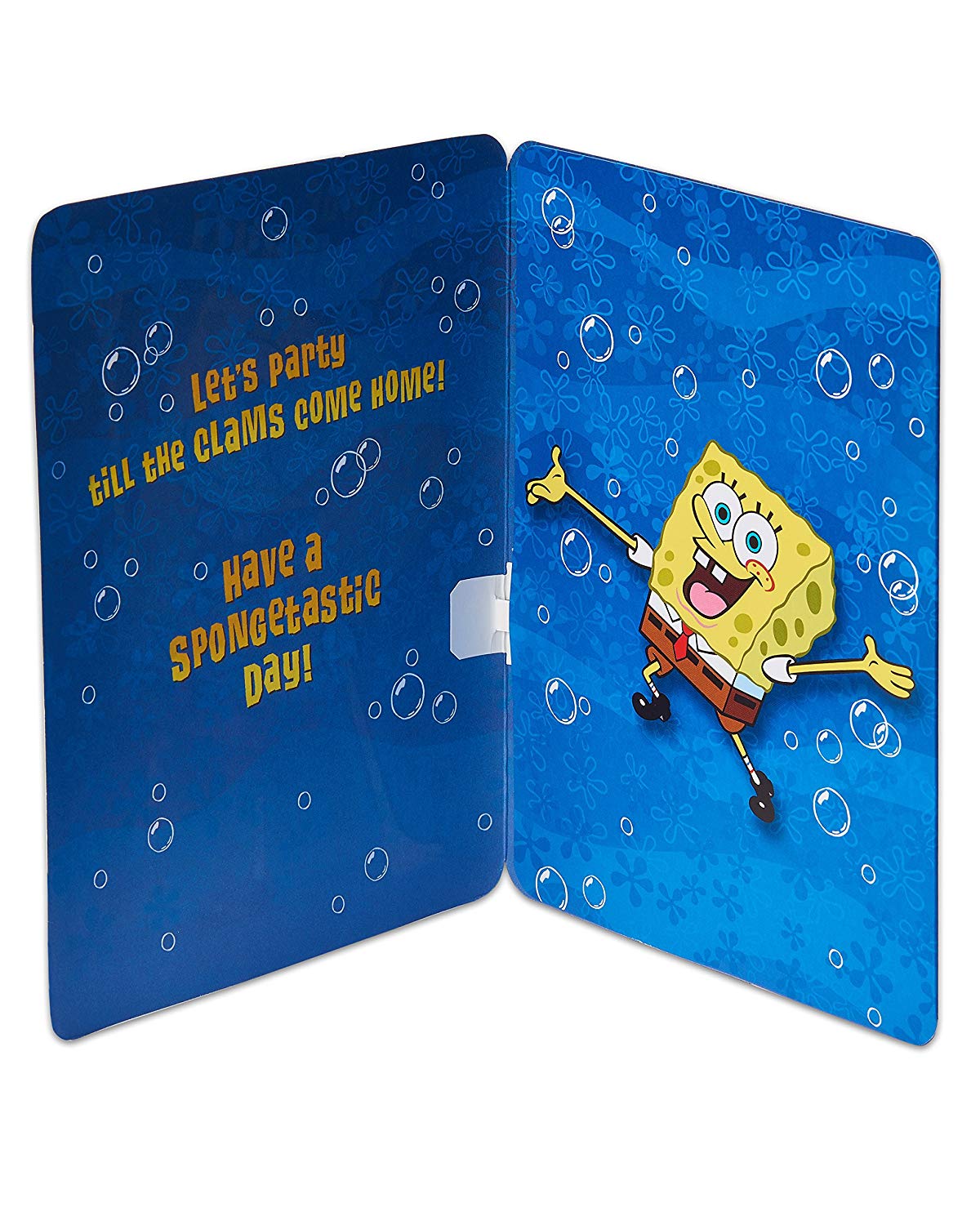 Spongebob Squarepants Birthday Card with Music