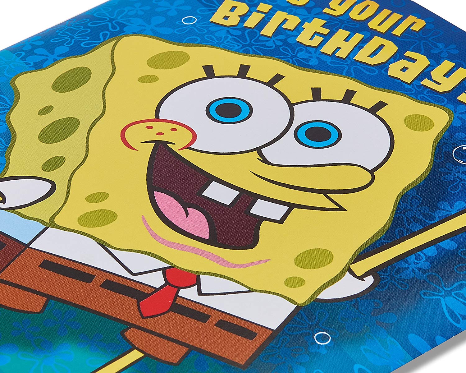 Spongebob Squarepants Birthday Card with Music