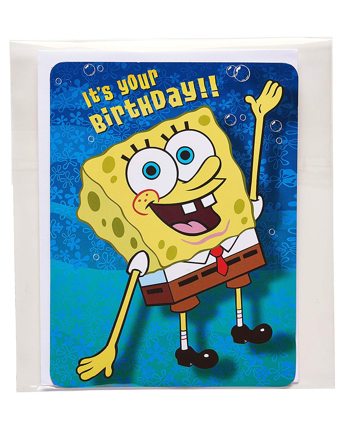 Spongebob Squarepants Birthday Card with Music