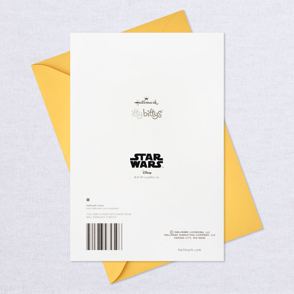 Star Wars Chewbacca Just Because Card With Stuffed Animal