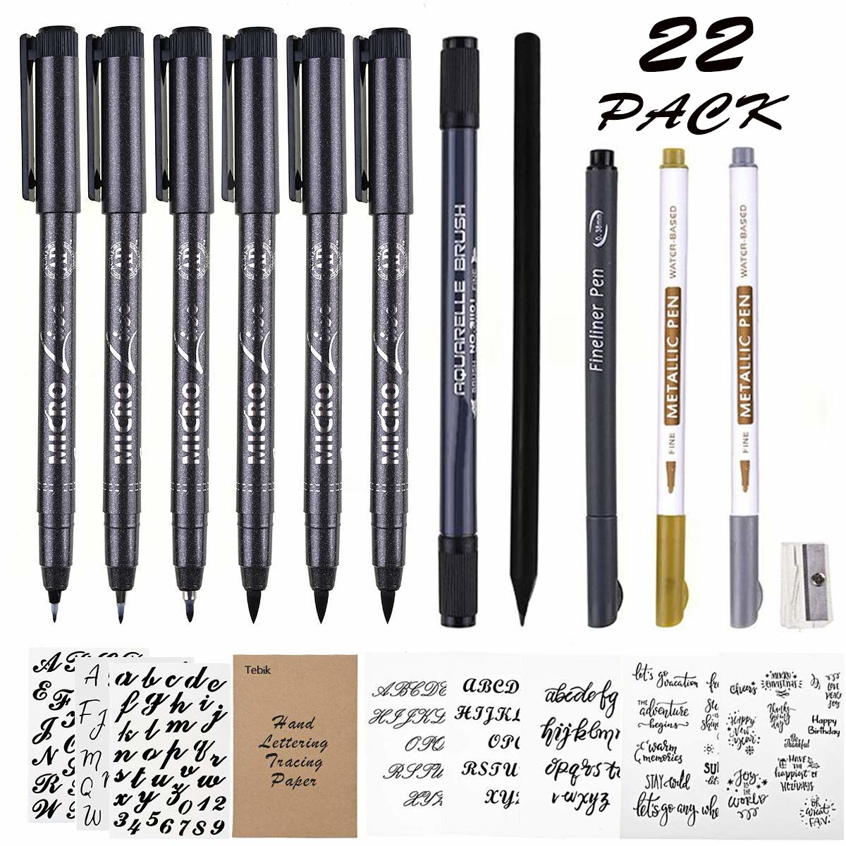 Hand Lettering Pens Kit