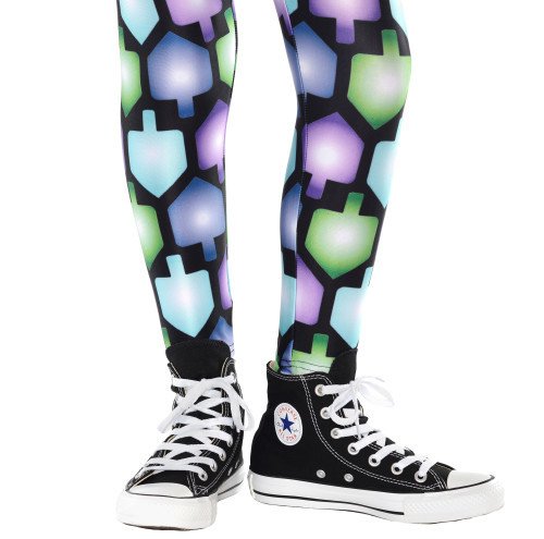 HANUKKAH DREIDEL LEGGINGS - KID AND ADULT SIZES