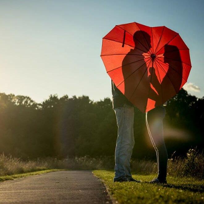 Heart Shaped Umbrella