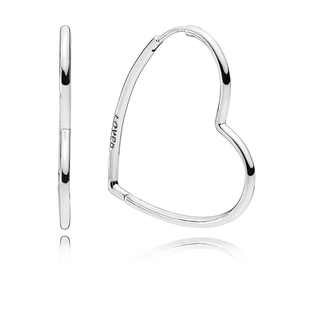 Hearts of Love Hoop Earrings