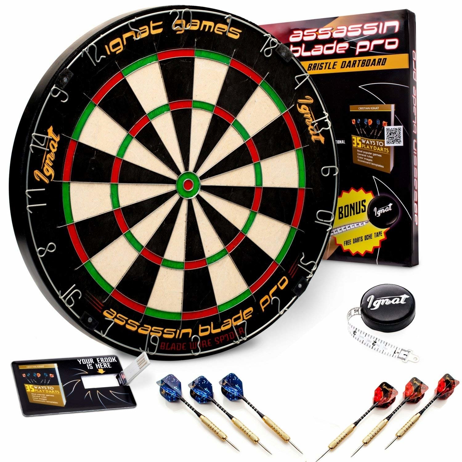 Ignat Games Professional Dartboard Kit