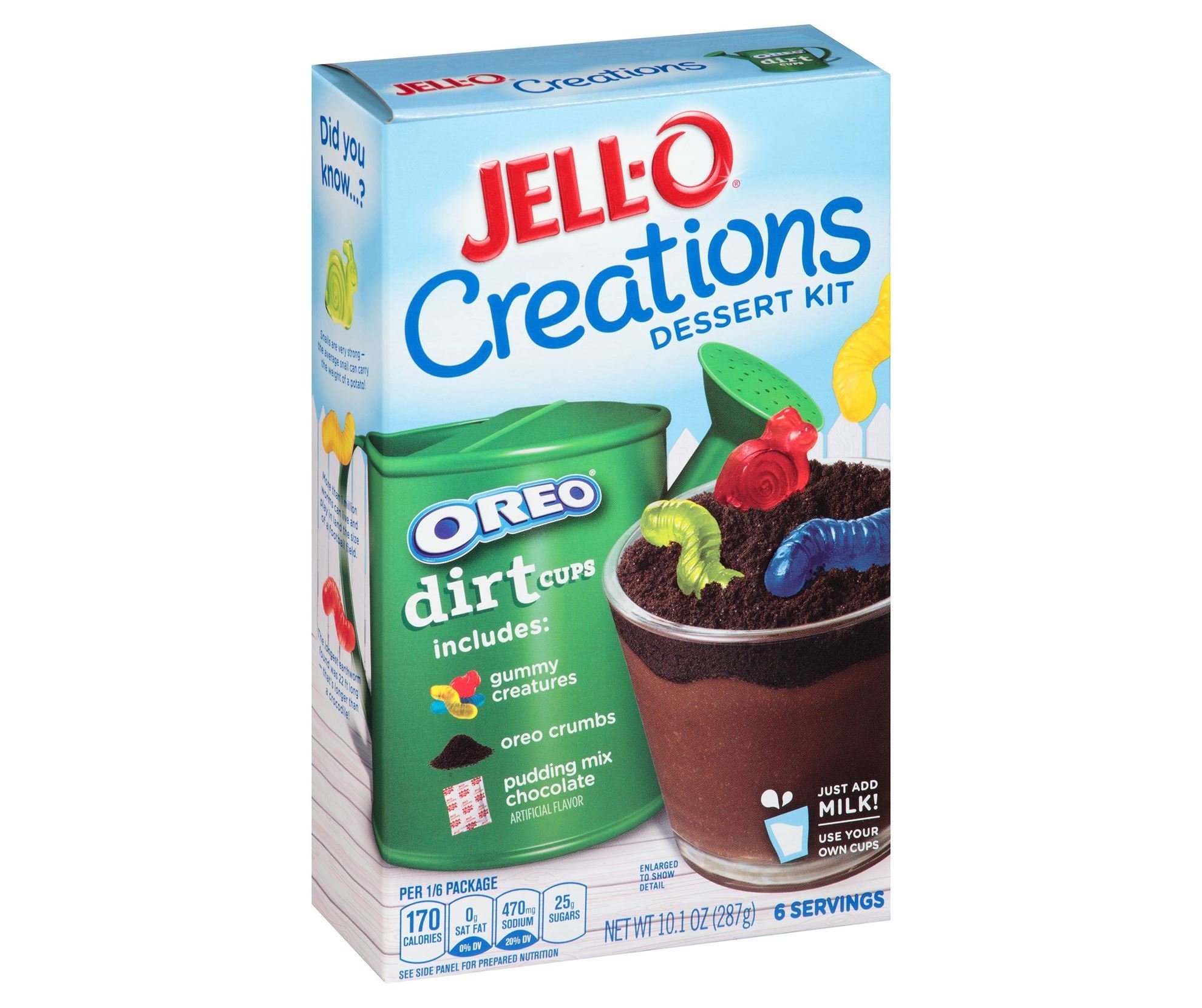 Jell-O Creations Dirt Cups Dessert Kit