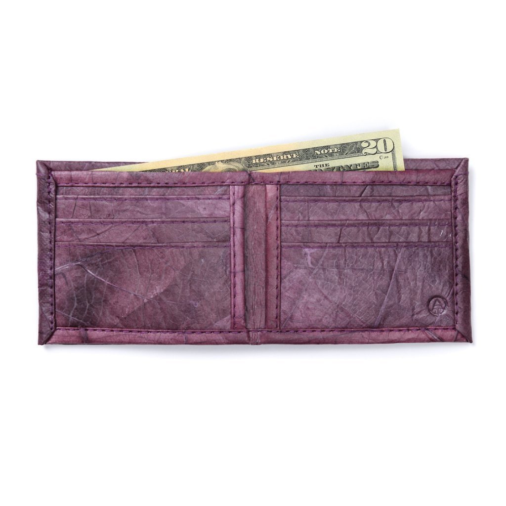 Leaf Leather Bifold Wallet