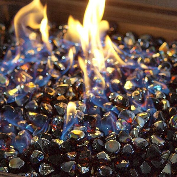 Li Decor 20lb Fire Glass Diamonds